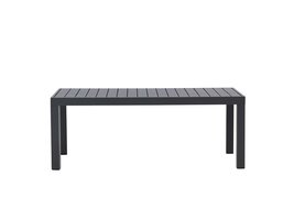 ebuy24 Copacabana tuintafel 70x120cm zwart.