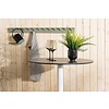 ebuy24 Milano tuintafel bartafel Ø70 wit.