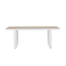 ebuy24 Merlo tuintafel 90x200cm wit.