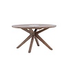 ebuy24 Rosario tuintafel Ø140 bruin.