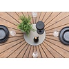 ebuy24 Rosario tuintafel Ø140 bruin.