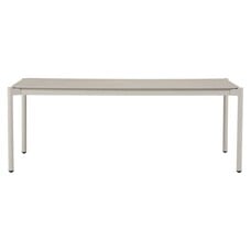 ebuy24 Bo tuintafel 104x204cm grijs,steen decor.