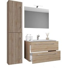 ebuy24 Badinos60S badkamer Sonoma eik decor.