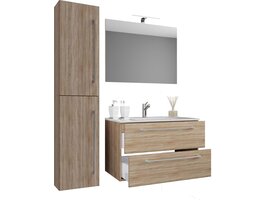 ebuy24 Badinos60S badkamer Sonoma eik decor.