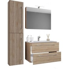 ebuy24 Badinos80SS badkamer Sonoma eik decor.