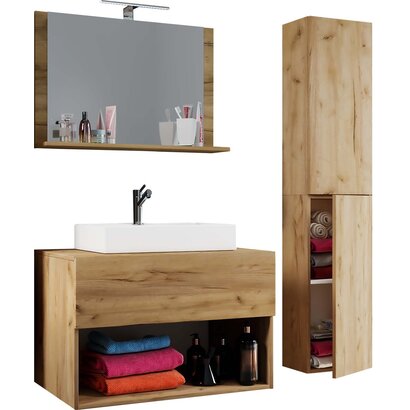 ebuy24 LendasII80 badkamer eik decor.
