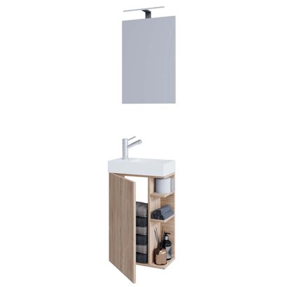 ebuy24 LumiaS badkamer Sonoma eik decor.