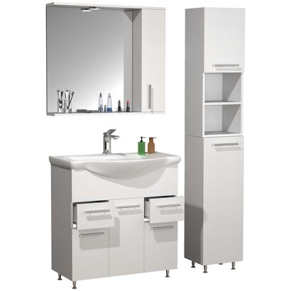 ebuy24 LisaloXL badkamer wit.