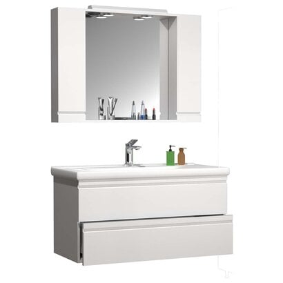 ebuy24 SiloraXL badkamer wit.