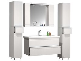 ebuy24 SiloraXL badkamer wit.