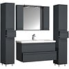 ebuy24 SiloraXL badkamer antraciet.