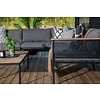 ebuy24 Nettan loungeset 2 delen zwart,grijs,naturel.