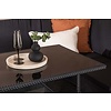 ebuy24 Knock loungeset 4 delen zwart.