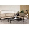 ebuy24 Pehnna loungeset 2 delen beige,zwart.