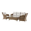 ebuy24 Vikelund loungeset 4 delen naturel.