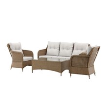 ebuy24 Vikelund loungeset 4 delen naturel.