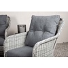 ebuy24 Vikelund loungeset 4 delen grijs.