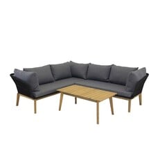 ebuy24 Chania loungeset 2 delen grijs,naturel.