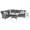 ebuy24 Vikelund loungeset 2 delen grijs.