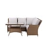 ebuy24 Vikelund loungeset 2 delen beige,naturel.