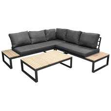 ebuy24 Panama loungeset 2 delen grijs,naturel.