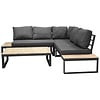 ebuy24 Panama loungeset 2 delen grijs,naturel.