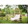 ebuy24 Pulau hangende tuinstoel met tuinkussen naturel.