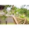 ebuy24 Pulau hangende tuinstoel met tuinkussen naturel.