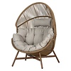 ebuy24 Benny leunstoel tuin naturel.