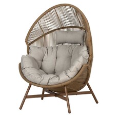 ebuy24 Benny leunstoel tuin naturel.