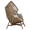 ebuy24 Benny leunstoel tuin naturel.