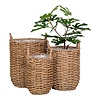 ebuy24 Hue planten schuilplaatsen set van 3 stuks. buitenshuis naturel.