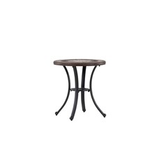 ebuy24 Leiria café tafel Ø60 bruin.