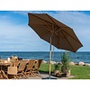 ebuy24 Austin parasol Ø300cm met kantelfunctie zandkleurig.
