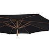 ebuy24 Felix parasol Ø300cm zwart,teak.