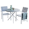 ebuy24 Parma tuinmeubelset tafel, 2 stoelen  grijs.