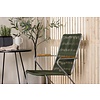ebuy24 Bacong tuinmeubelset tafel, 2 stoelen zwart,groen.