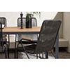 ebuy24 Break tuinmeubelset tafel 90x150cm naturel, 4 stoelen Bois zwart.