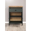 ebuy24 Stanton garderobe opstelling groen, eik decor.