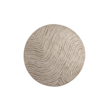 ebuy24 Melle vloerkleed Ø200cm beige.
