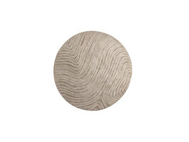 ebuy24 Melle vloerkleed Ø200cm beige.
