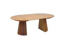 ebuy24 Osaka eetkamertafel met 2 extra plaat eik fineer.