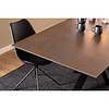 ebuy24 Sky eetkamertafel 100x200cm bruin.