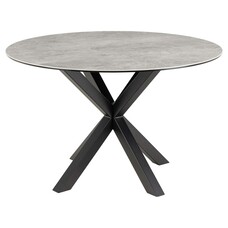 ebuy24 Sky eetkamertafel Ø119cm grijs.