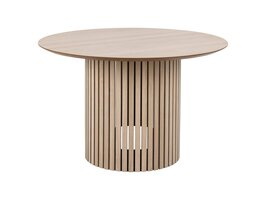 ebuy24 Sinleys eetkamertafel Ø120cm eikenfineer.