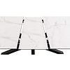 ebuy24 Sky eetkamertafel 100x200/240cm met 1 extra plaat wit.