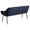 ebuy24 Sloke eetkamerstoel zitbank velours blauw.