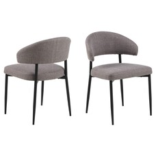 ebuy24 Cedina eetkamerstoel bruin.