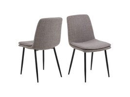 ebuy24 Mecca eetkamerstoel bruin.