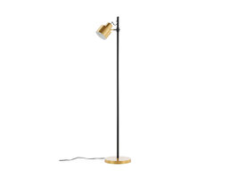 ebuy24 Vifta verlichting vloerlamp 40x25x139cm zwart.